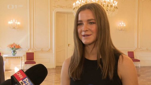 Prezident přijal české finalistky z Wimbledonu