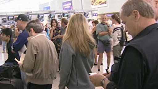 Kontroly cestujících na letišti v r. 2001
