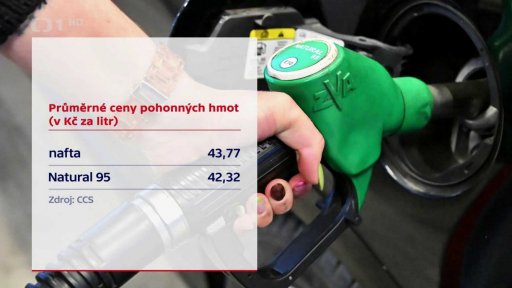 Průměrné ceny pohonných hmot