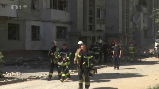 Vyšetřování dopadu rakety v Polsku