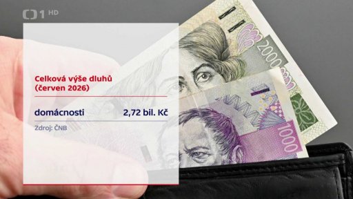 Celková výše dluhů