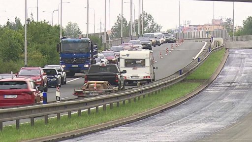 Dopravní komplikace v Ostravě