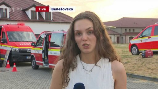 Požár na Benešovsku