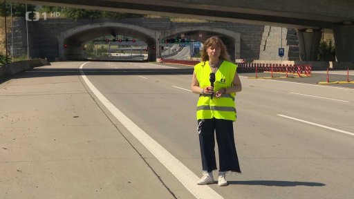 Uzavření tunelů Lochkov a Cholupice