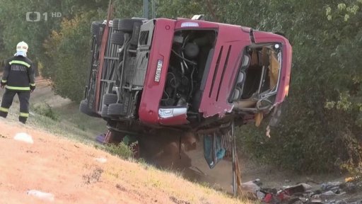 Nehoda autobusu v Maďarsku