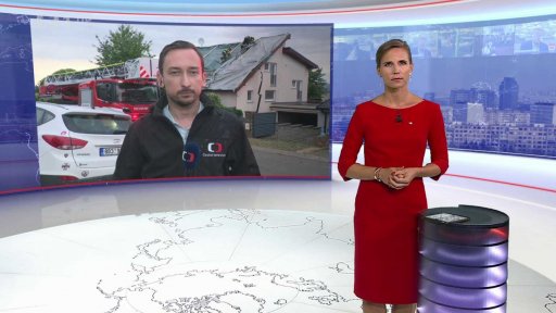 Následky silných bouřek na Moravě