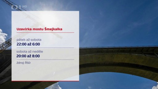 Uzavírka na dálnici D1