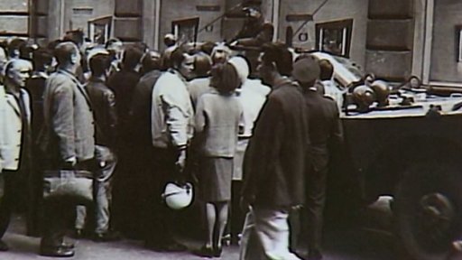 Vysílání československé televize během invaze