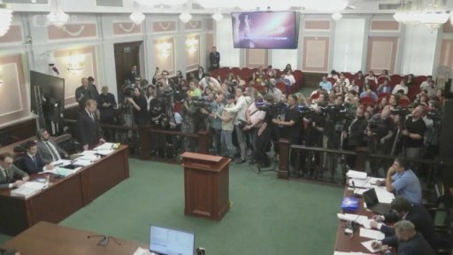 Odsouzení politika opozičního Jabloka