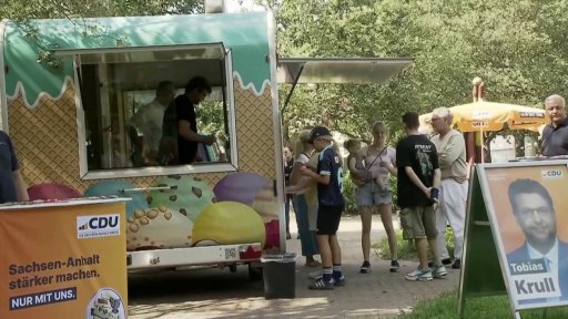 Předvolební kampaně v Sasku-Anhaltsku