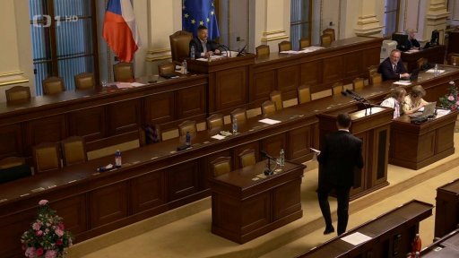 Jednání o návrhu na vyslovení nedůvěry vládě