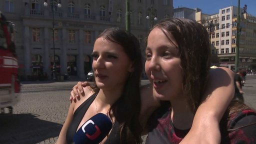 Letní vedro v metropoli