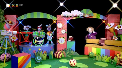 Jazzajíci s Harym zpívají píseň o knihomolovi.