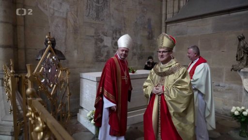 Intronizace pražského arcibiskupa Stanislava Přibyla