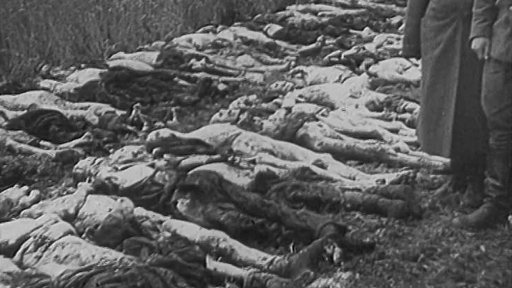 Hromadné hroby na cestě pochodu smrti