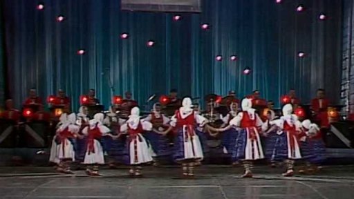 Vystoupení dětského lidového souboru Valášek