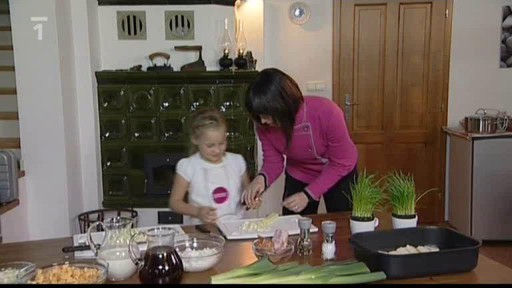 Krémová pórková polévka Vichyssoise s jemným ovčím sýrem