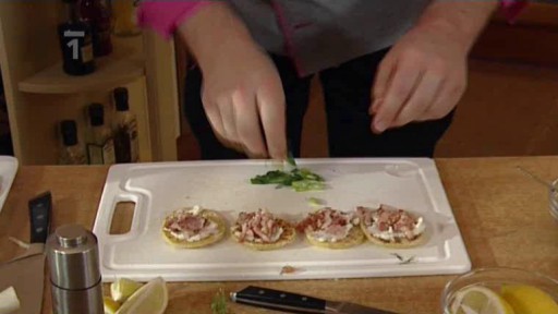 Náplň s brynzou, lososem nebo kaviárem