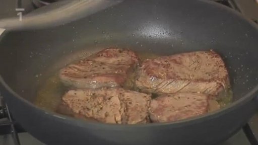 Hovězí steak s koňakovou omáčkou