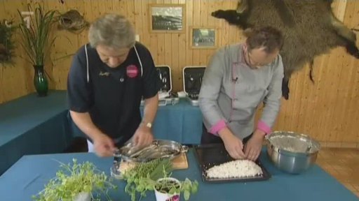 Pstruh v solné krustě