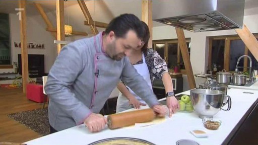 Valašský frgál s tvarohem a jablky