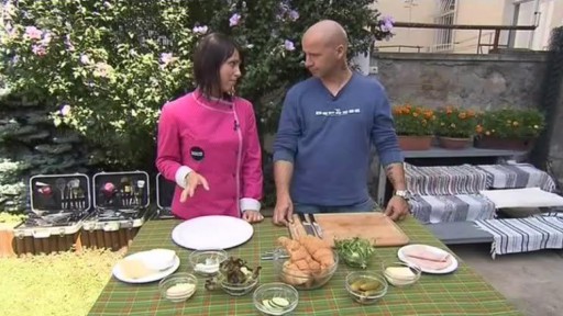 Croissanty plněné šunkou nebo sýrem