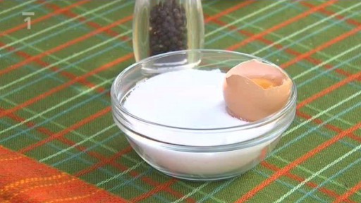 Šunka s vejci a pečená slanina