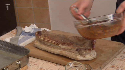 Pikantní pečený bůček