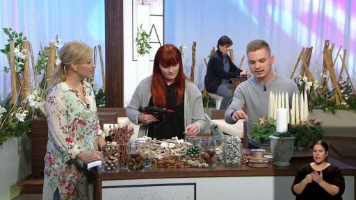 Adventní dekorace - workshop - 1. část