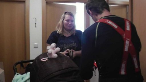 Miminko v zabouchnutém bytě