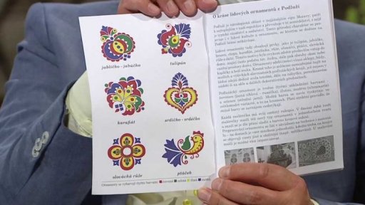 Malování ornamentů z Podluží, 1. část