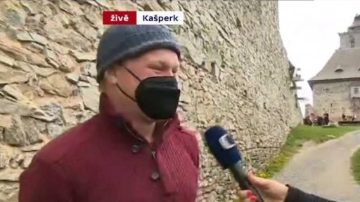 Anděl páně na hradě Kašperk