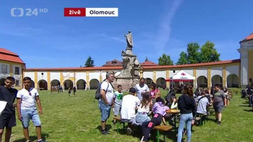 Romská pouť na Svatý Kopeček