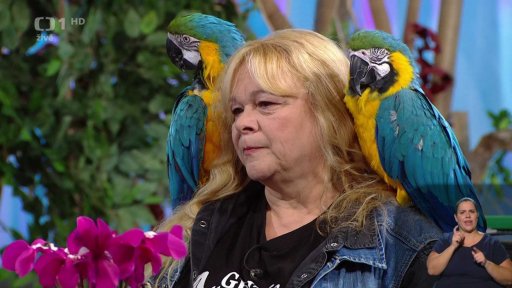 Michal Vaniš a Romana Bočková - papouščí terapie - 2. část