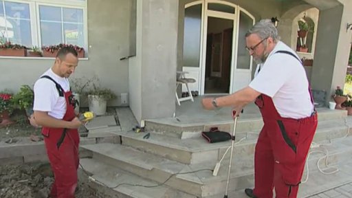 Oprava venkovního schodiště