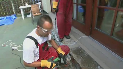 Oprava venkovního schodiště