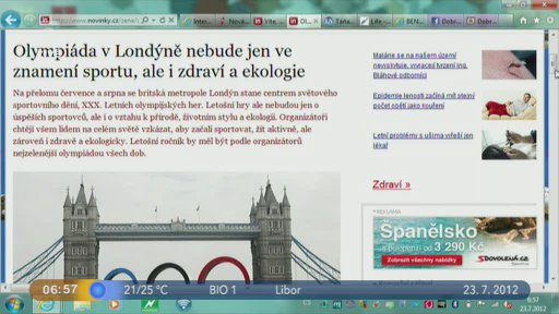 Novinky na internetu