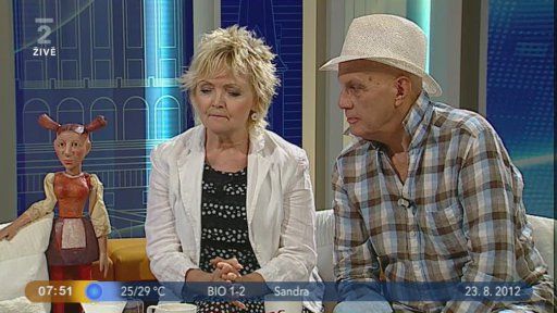 Hosté E. Hrušková + J. Přeučil