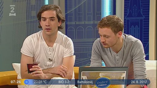 Hosté Matouš Ruml a Aleš Petráš