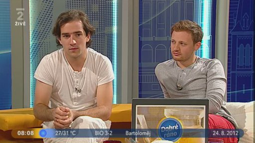 Hosté Matouš Ruml a Aleš Petráš