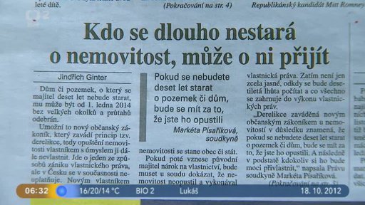 Přehled tisku + Bleskovka