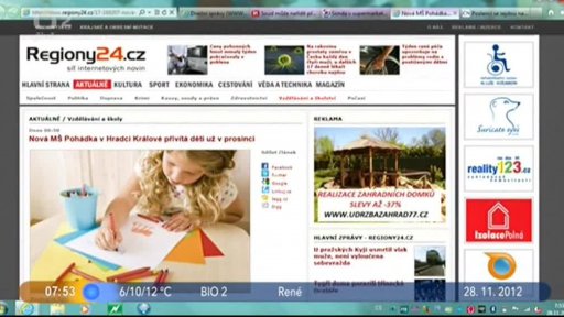 Novinky na internetu