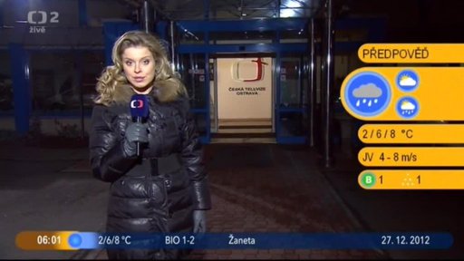 Přehled + Počasí s Vendulkou