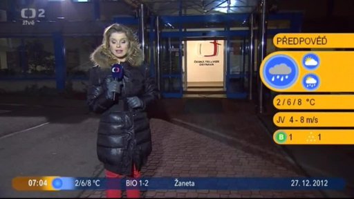 Počasí s Vendulkou