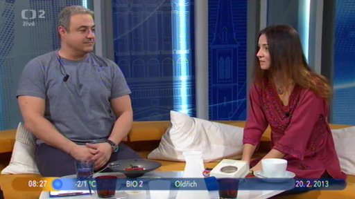 Hosté A. Fiedlerová a M. Zounar + Vyhodnocení soutěže