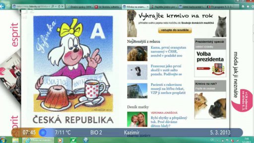 Novinky na internetu