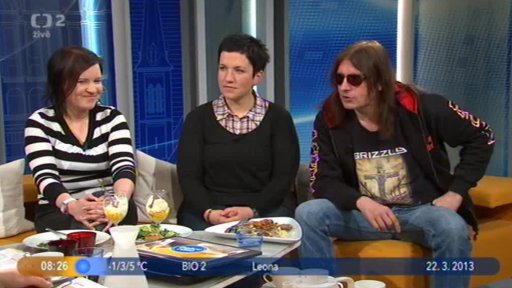 Hosté S. Nováková, P. Večeřová a A. Brichta + Vyhodnocení soutěže