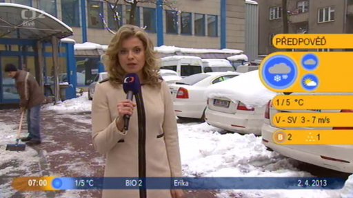 Počasí s Vendulkou
