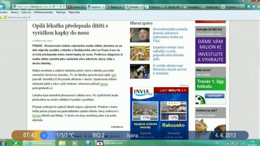 Novinky na internetu