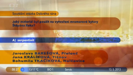 Hosté A. Strejček a Š. Rak + Vyhodnocení soutěže